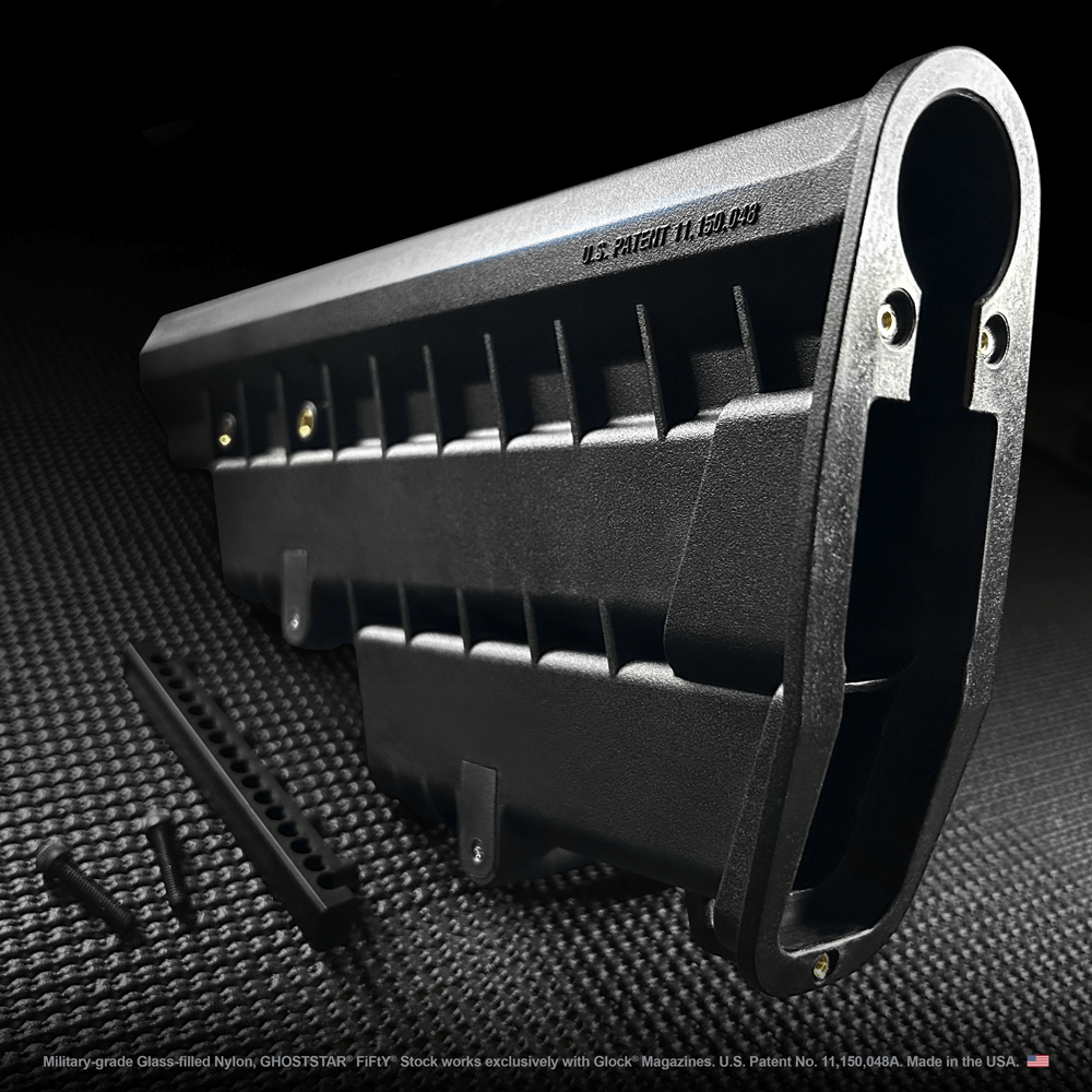 A close up of a black item with the word tactical on it