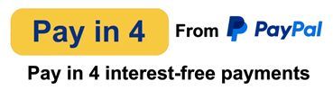 A yellow button that says `` pay in 4 from paypal pay in 4 interest-free payments ''