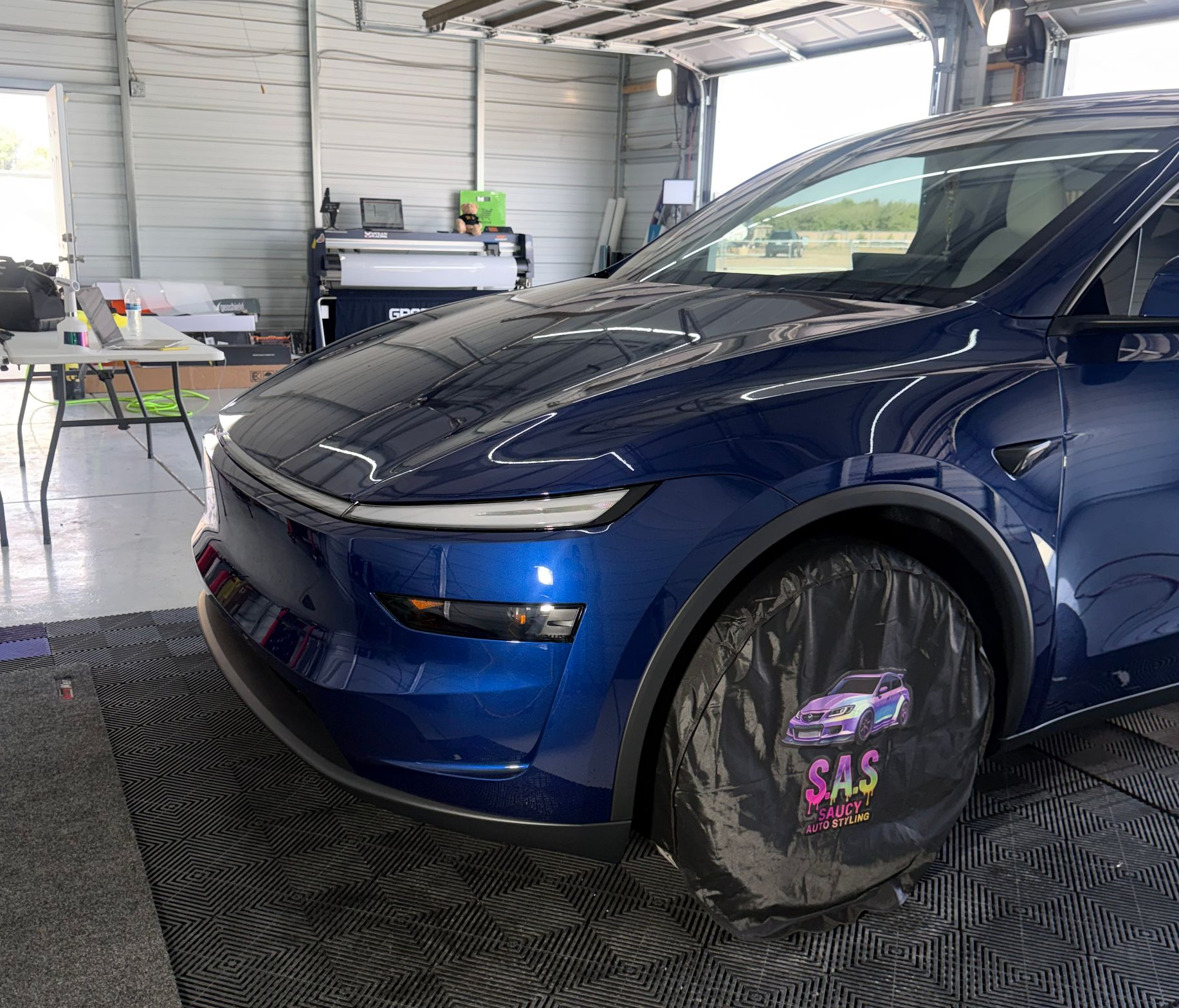 Full Front PPF installation Tesla Model Y