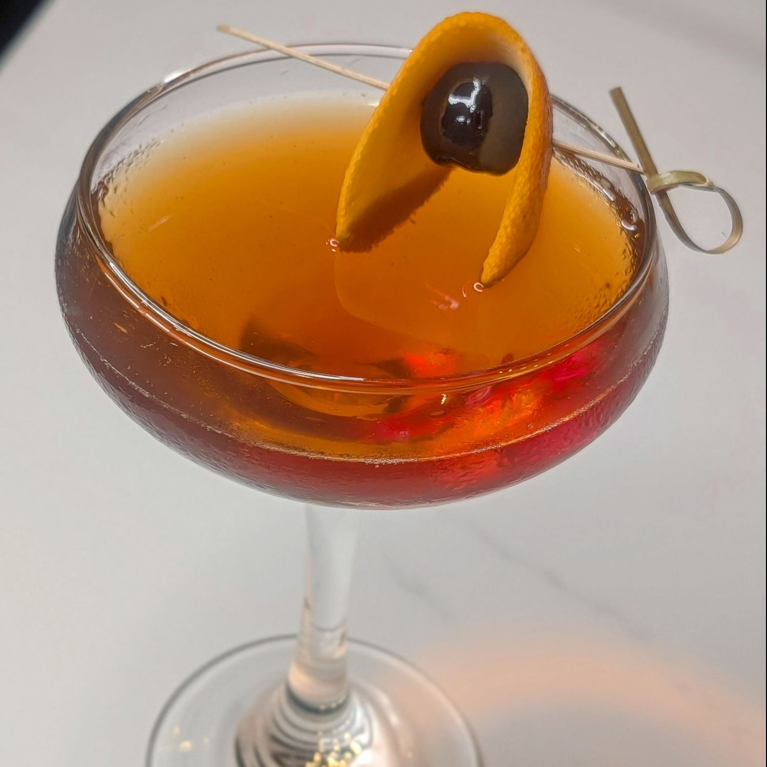 Enjoy Our Classic Manhattan at Six-Mile Ordinary in Columbia, MO.