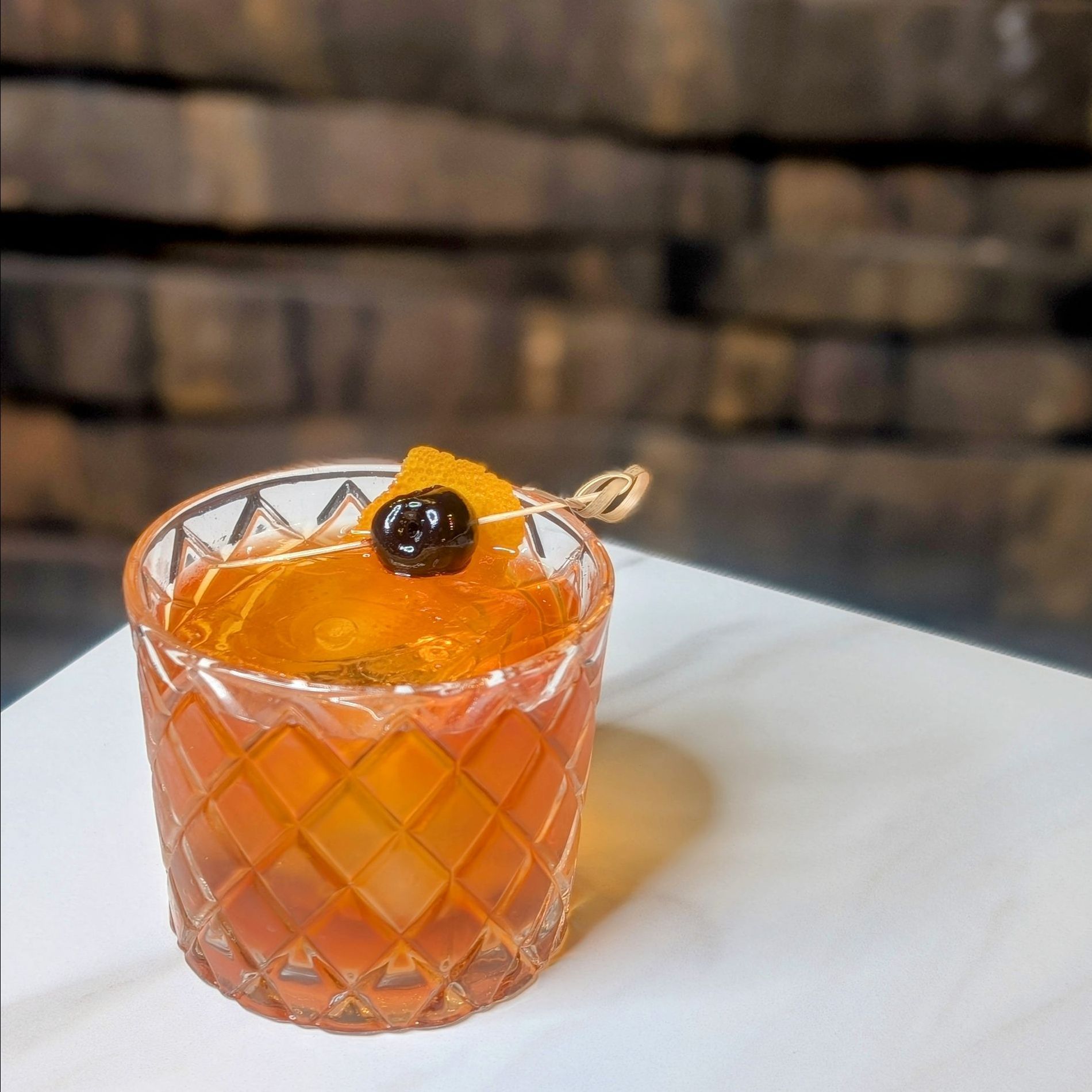 Enjoy an Allen's Old Fashioned at Six-Mile Ordinary in Columbia, MO.