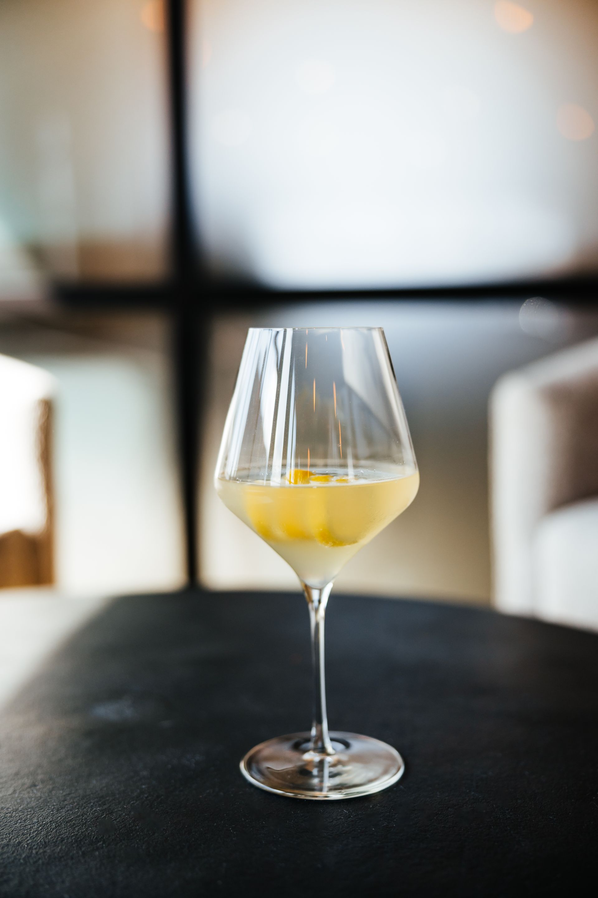 French 75, a Cocktail Drink at Six Mile Ordinary in Columbia, MO.