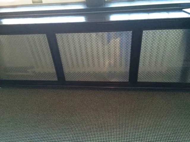 Simple Black Storage With Radiation Cover — Minneapolis, MN — Craftsman Radiator Covers