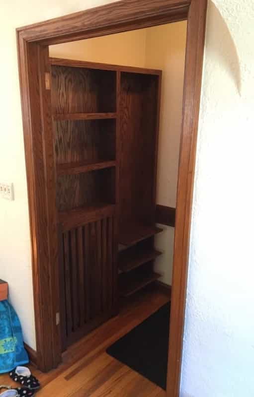 Walk In Storage With Radiation Cover — Minneapolis, MN — Craftsman Radiator Covers