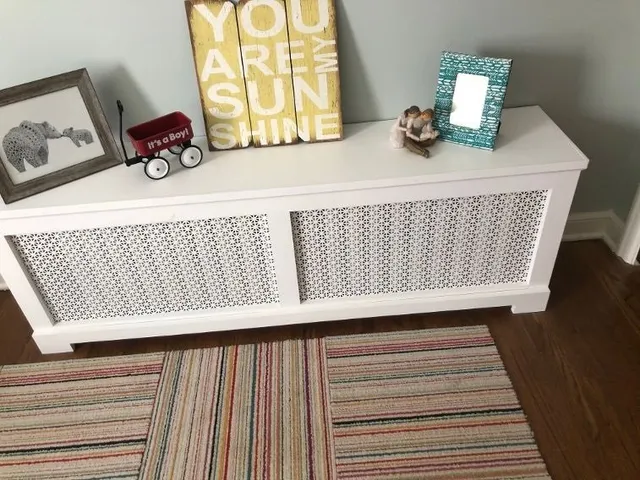 Small White Cabinet With Radiator Covers — Minneapolis, MN — Craftsman Radiator Covers