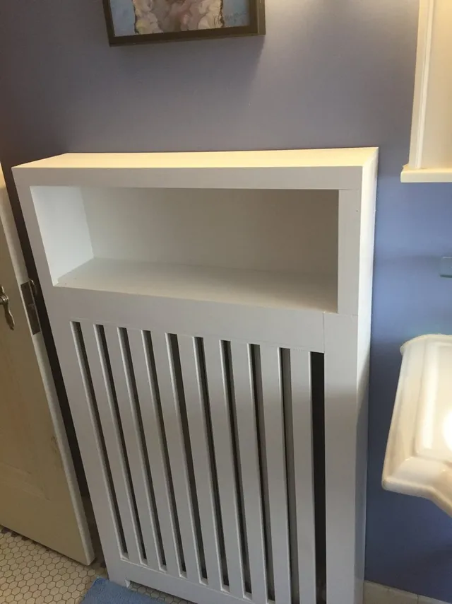 Simple Elegant Radiator Cabinet — Minneapolis, MN — Craftsman Radiator Covers