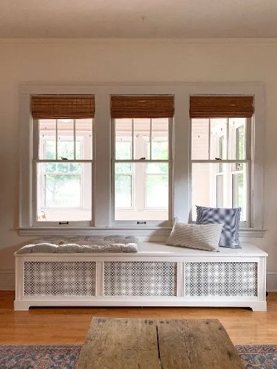 Radiator Cabinets Beside A Window — Minneapolis, MN — Craftsman Radiator Covers