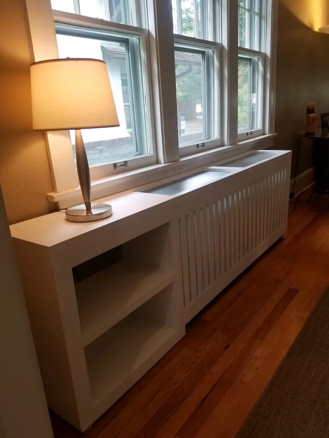 Radiator Cabinet With Lamp — Minneapolis, MN — Craftsman Radiator Covers