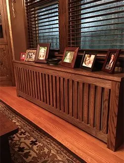 New Cabinet With Radiator Covers — Minneapolis, MN — Craftsman Radiator Covers