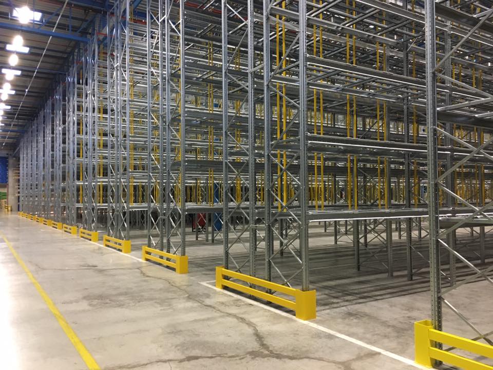 WSI - Palletstellingen met backstops en doorvalbeveiligingen