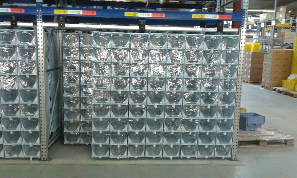 WSI - Verschuifbare opslag voor kleine goederen