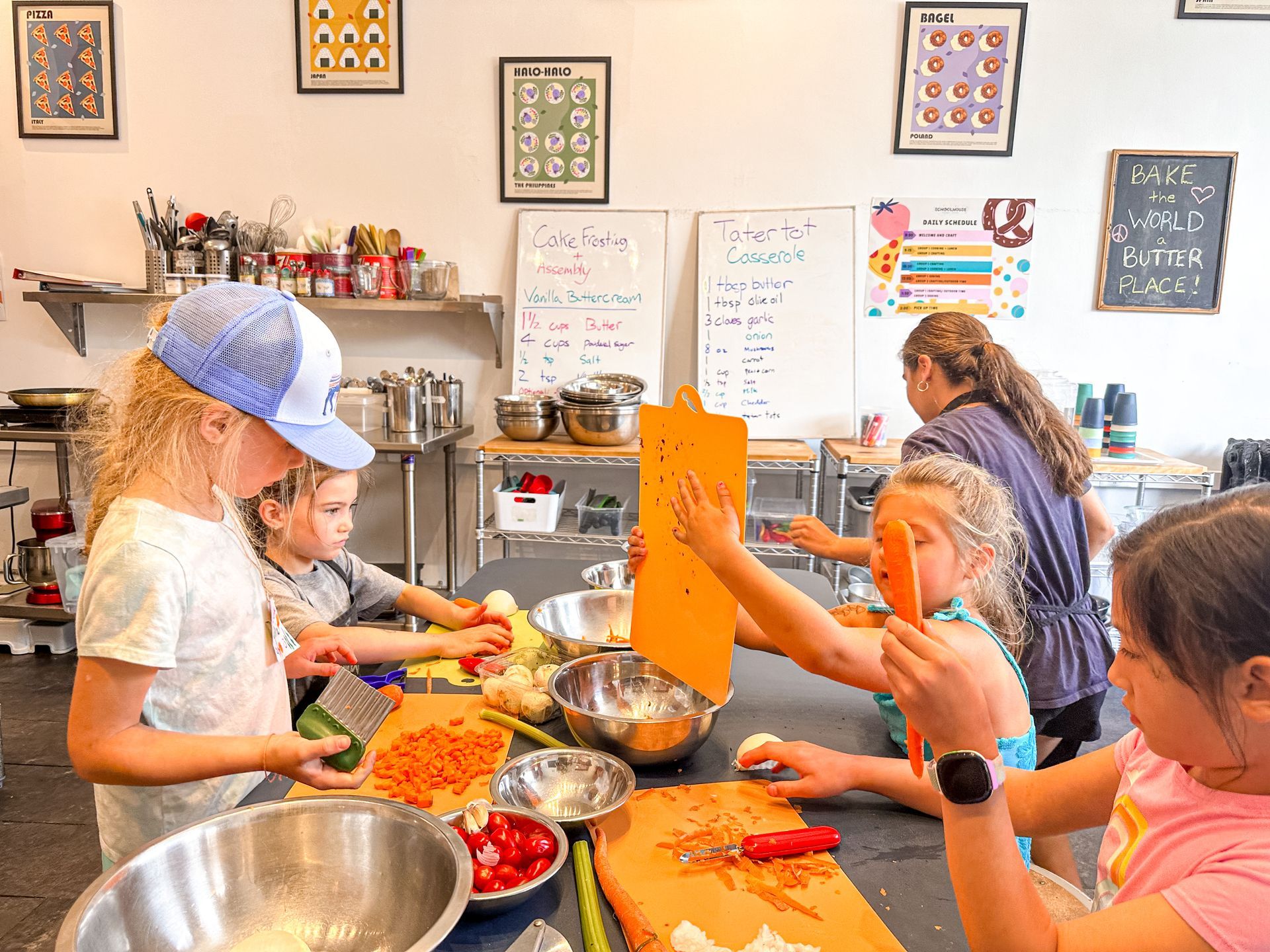 Kids summer cooking camp Wicker Park
