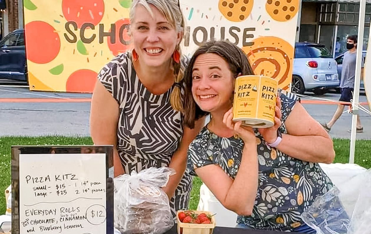 Owners of Schoolhouse Kitchen + Studio Cheryl Knecht Sarah Edgar