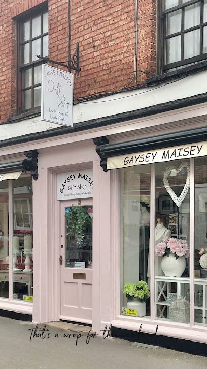 A pink-painted shop,