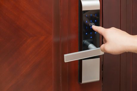 Electronic Door Lock — Security & CCTV Systems in Townsville, QLD