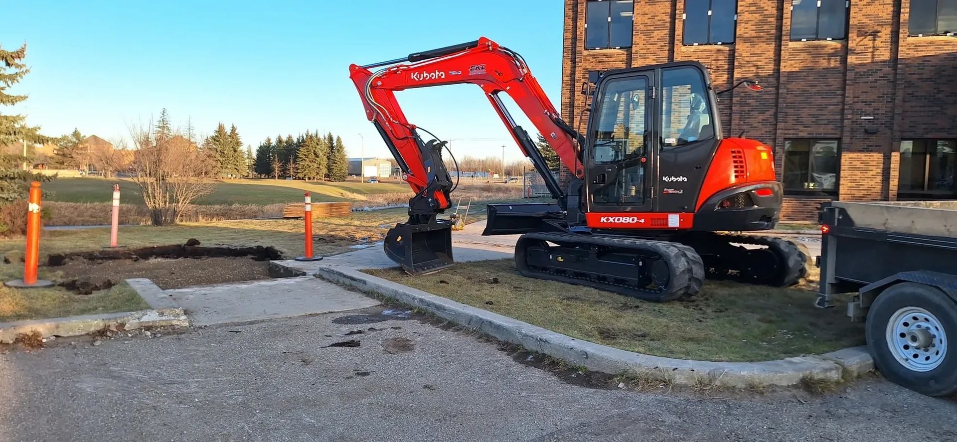 Demolition in Edson, AB