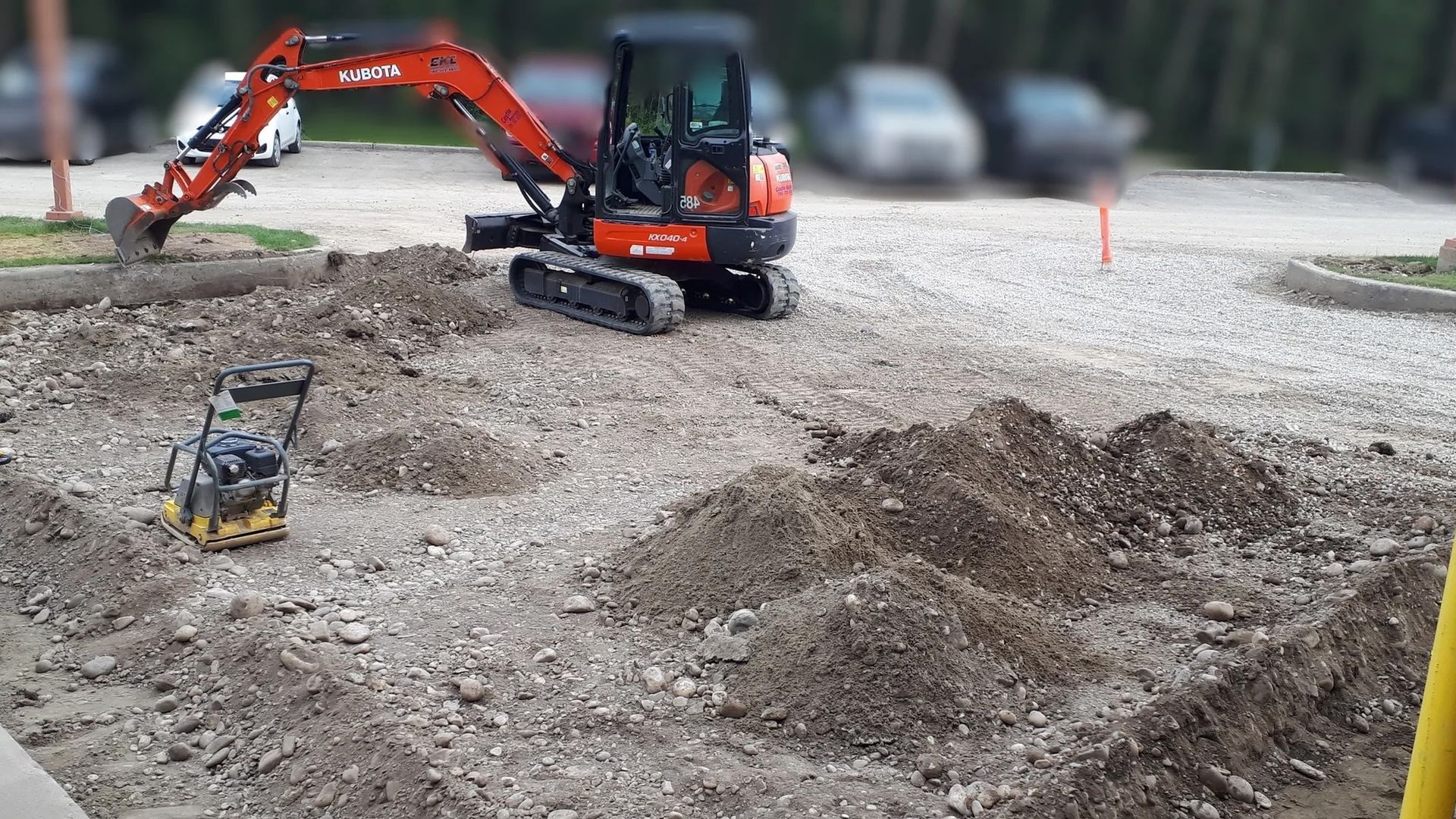 Excavation in Edson, AB