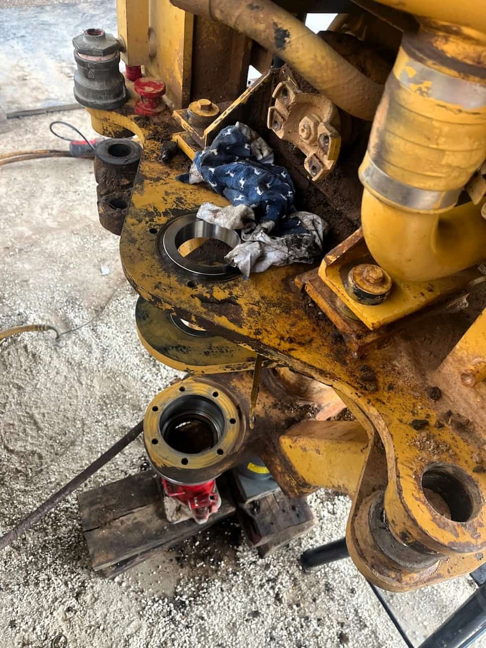 A Close Up Of A Yellow Machine With A Lot Of Parts On It — Wyatt Mechanical Pty Ltd In Wodonga, VIC