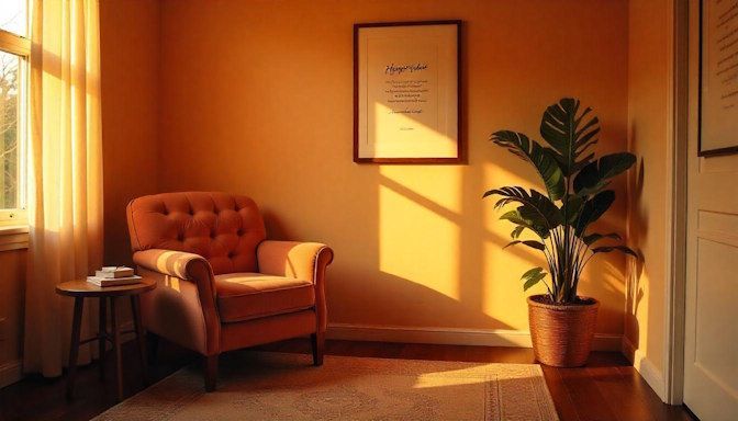 comfy room in dayton ohio for hypnotherapy sessions at everleigh hypnosis.
