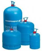 bombole a gas di varie dimensioni