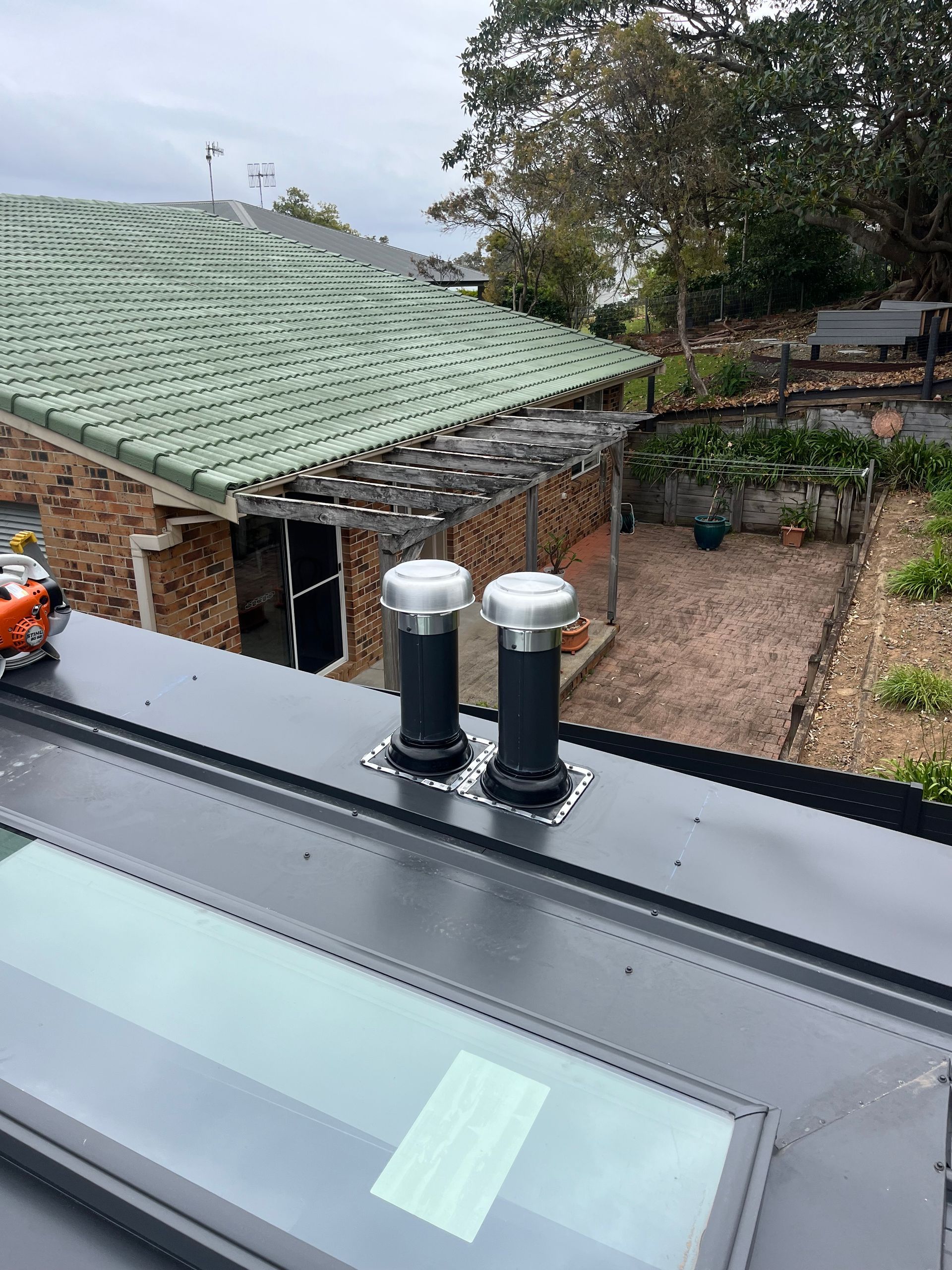 Vents on the Roof of a Building — Metal Roofing by Matt Dwyer in Gerringong, NSW
