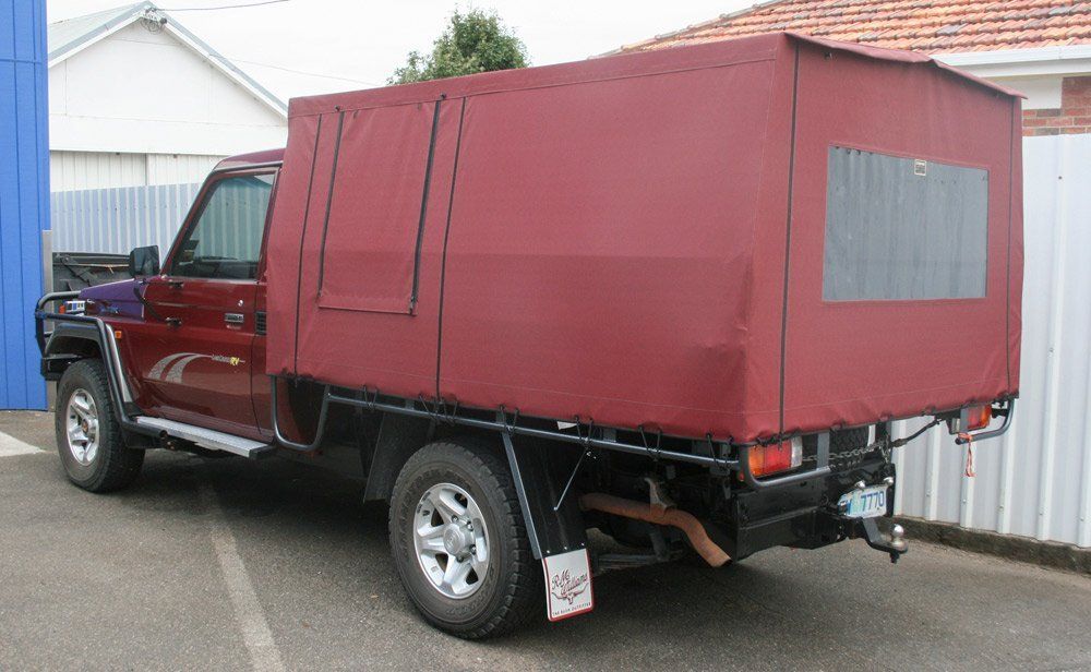 red ute rear canopy