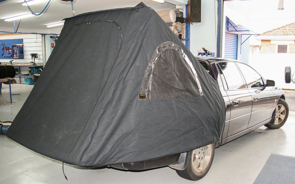 rear annex with gray cover