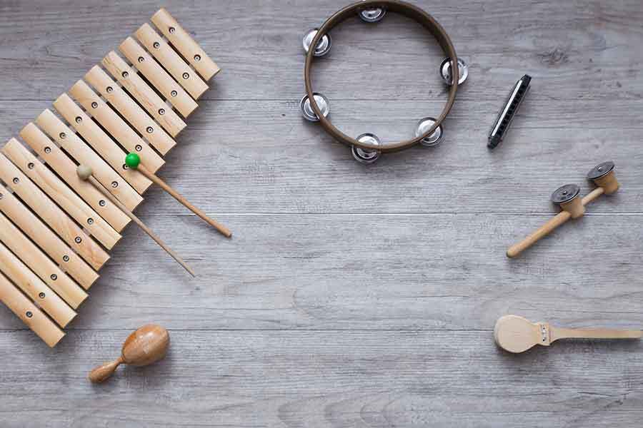 Montessori musical instruments