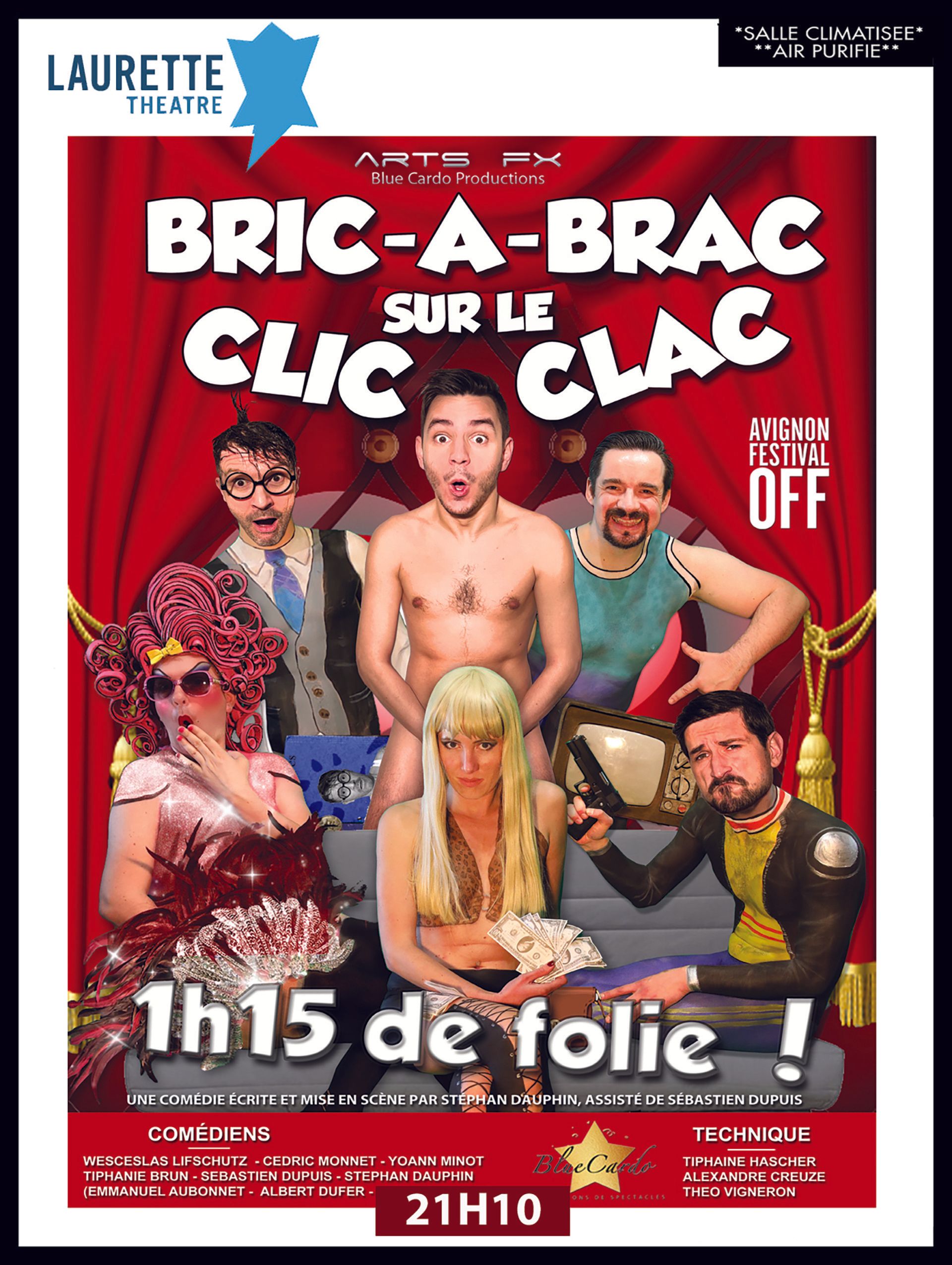 a movie poster for bric-a-brac sur le clic