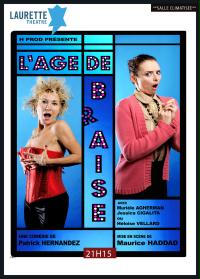 un poster per un&#39;opera teatrale sexy con due donne sopra