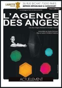 un poster per un&#39;opera teatrale intitolata The Agency of Angels