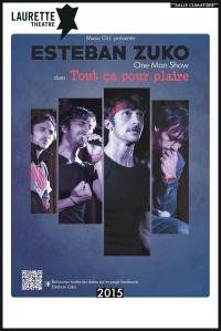 un poster per il one man show di Esteban Zuko.