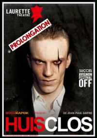 un poster per un pezzo intitolato huisclos