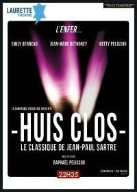 la locandina del film - huis clos - le classic de jean-paul sartre