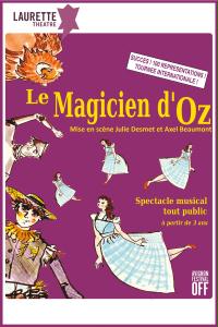 un poster per un musical intitolato Il mago di Oz.