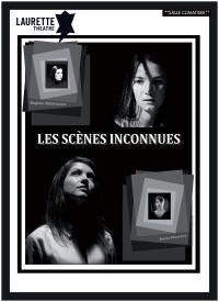 un poster in bianco e nero per un&#39;opera teatrale intitolata Unknown Scenes.