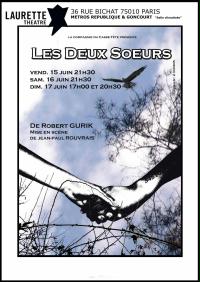 un poster per uno spettacolo intitolato Le due sorelle