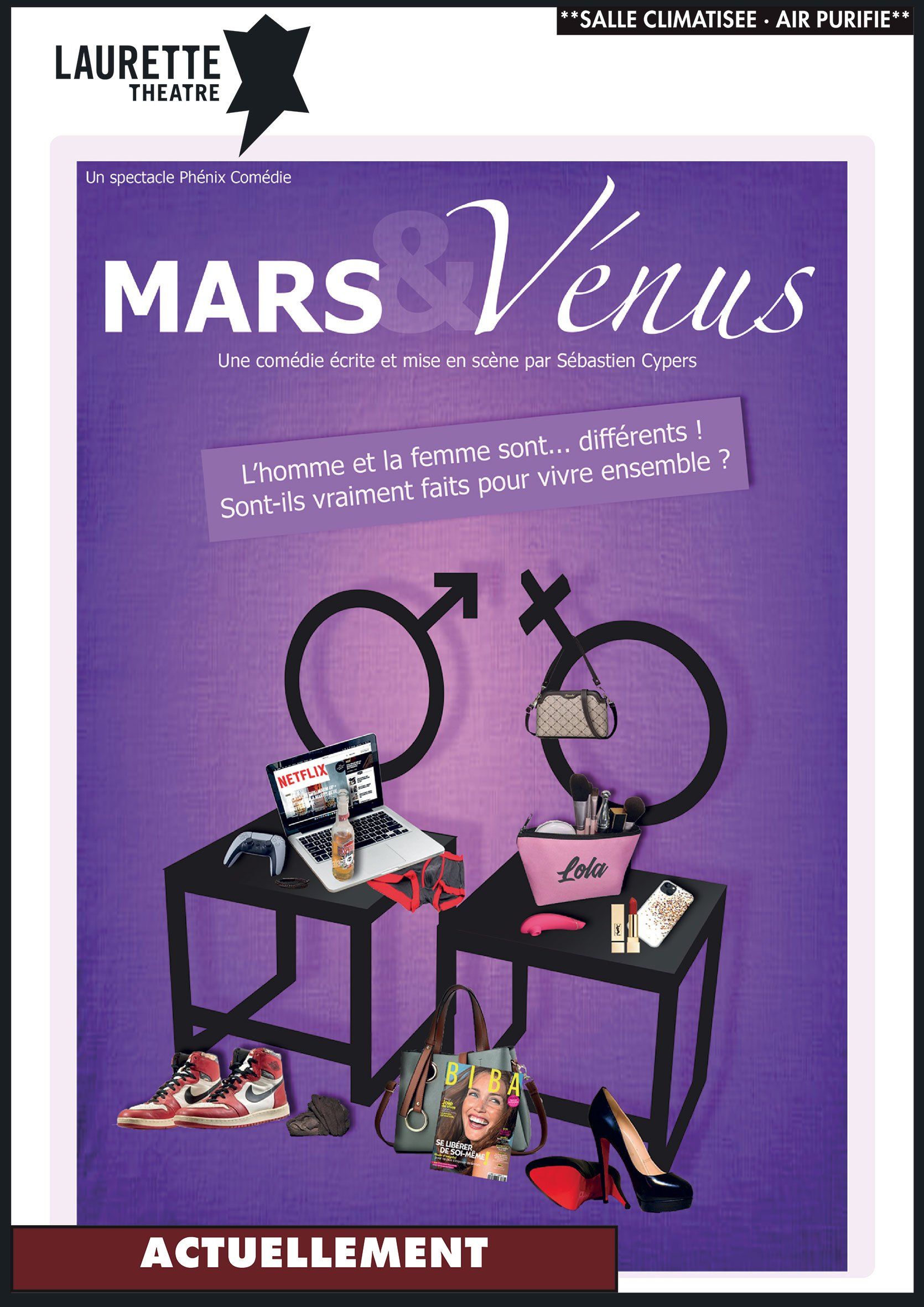 Mars et Vénus comédie Avignon