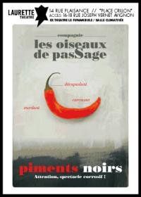 un poster per uccelli di passaggio con sopra un peperoncino rosso.