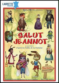 un poster per Ciao Jeannot con sopra un mucchio di personaggi dei cartoni animati.
