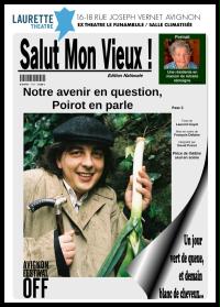 un uomo con un cappello tiene in mano un martello e una cipolla verde.