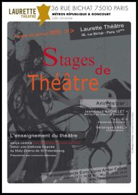 un manifesto per i palcoscenici teatrali di Parigi