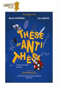 un poster per un&#39;opera teatrale intitolata Questi e anti Questi.