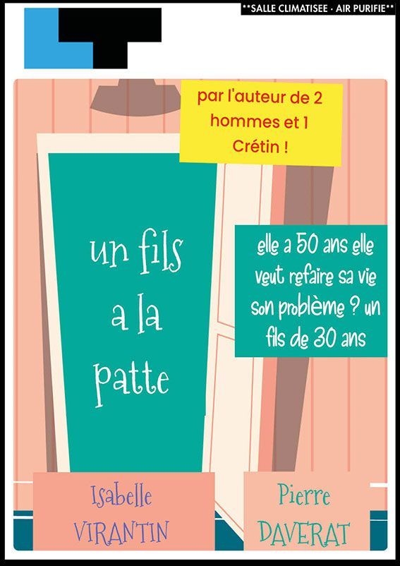 A poster that says un fils a la patte on it