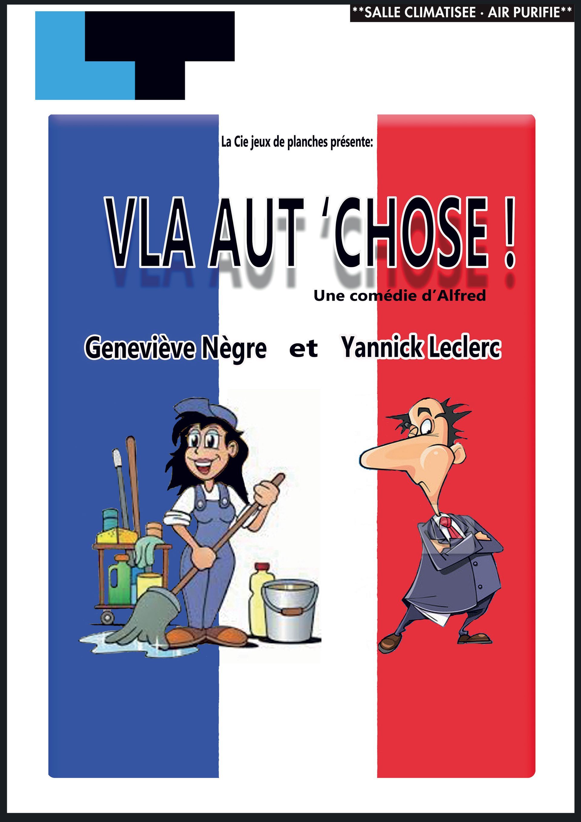 Une caricature d’un homme et d’une femme sur la couverture d’un livre avec le drapeau de la France.
