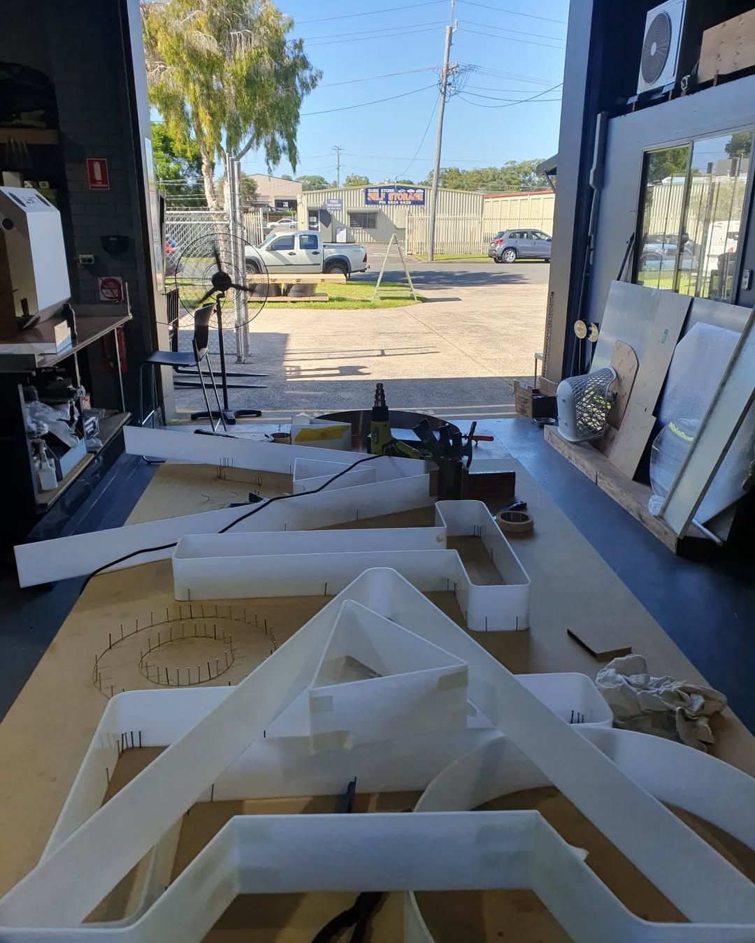 A Room With a Lot of Pieces of Plastic on the Floor — Coastal Plastics In Tweed Heads South, NSW