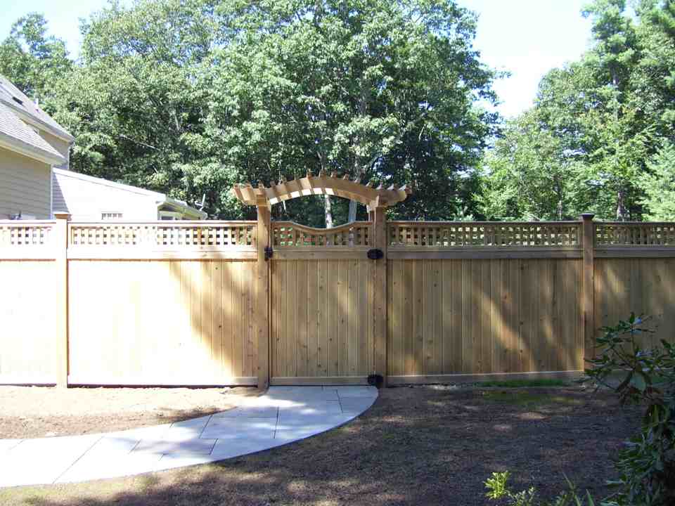 Arbor with Gate — Barrington, NH — 125 Maintenance & Fence Inc