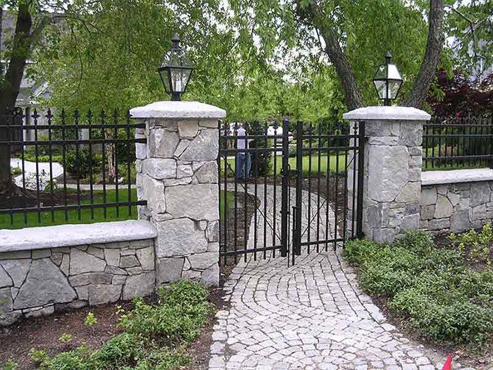 Black Aluminum Fence — Barrington, NH — 125 Maintenance & Fence Inc