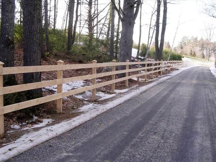 Fence on The Side of The Road — Barrington, NH — 125 Maintenance & Fence Inc