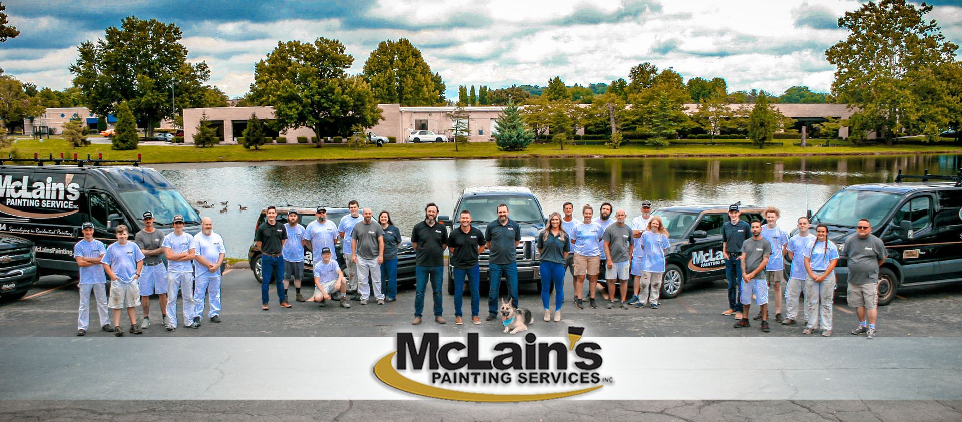 McLains Painting Services employee team photo
